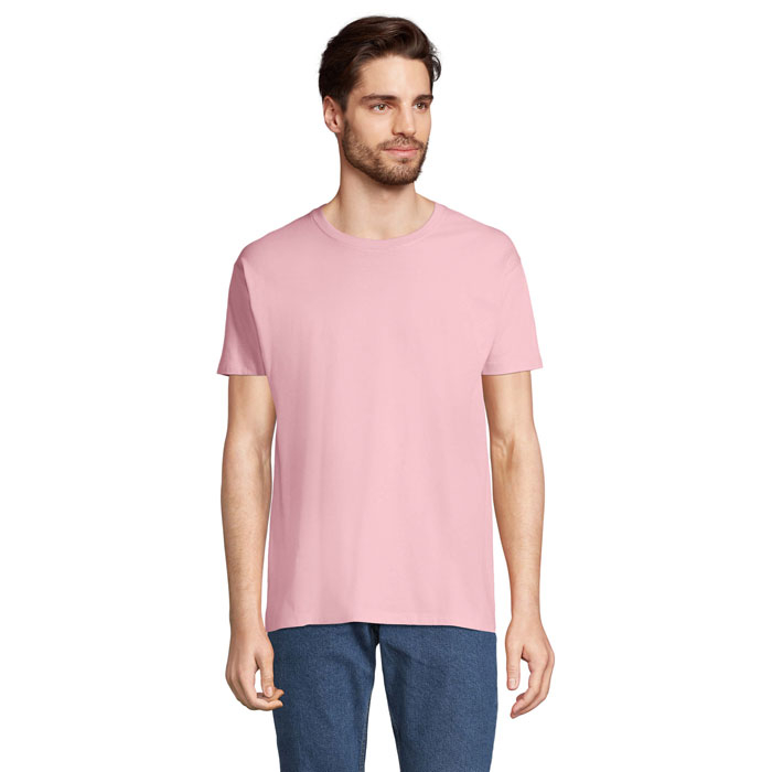 Tshirt homme publicitaire coton 190g - IMPERIAL Rose bonbon